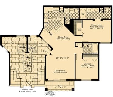 2 Bed / 2 Bath / 1,156 sq ft / Rent: Call for Details